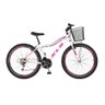 Bicicleta Mtb Aro 26 Alumínio Sport Gold Freio V-Brake 21 Marchas Feminina Kls - 1