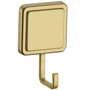 Cabide Gancho Porta Toalha Multiuso Fixaçao Adesivo Dourado Acetinado Future 185DO