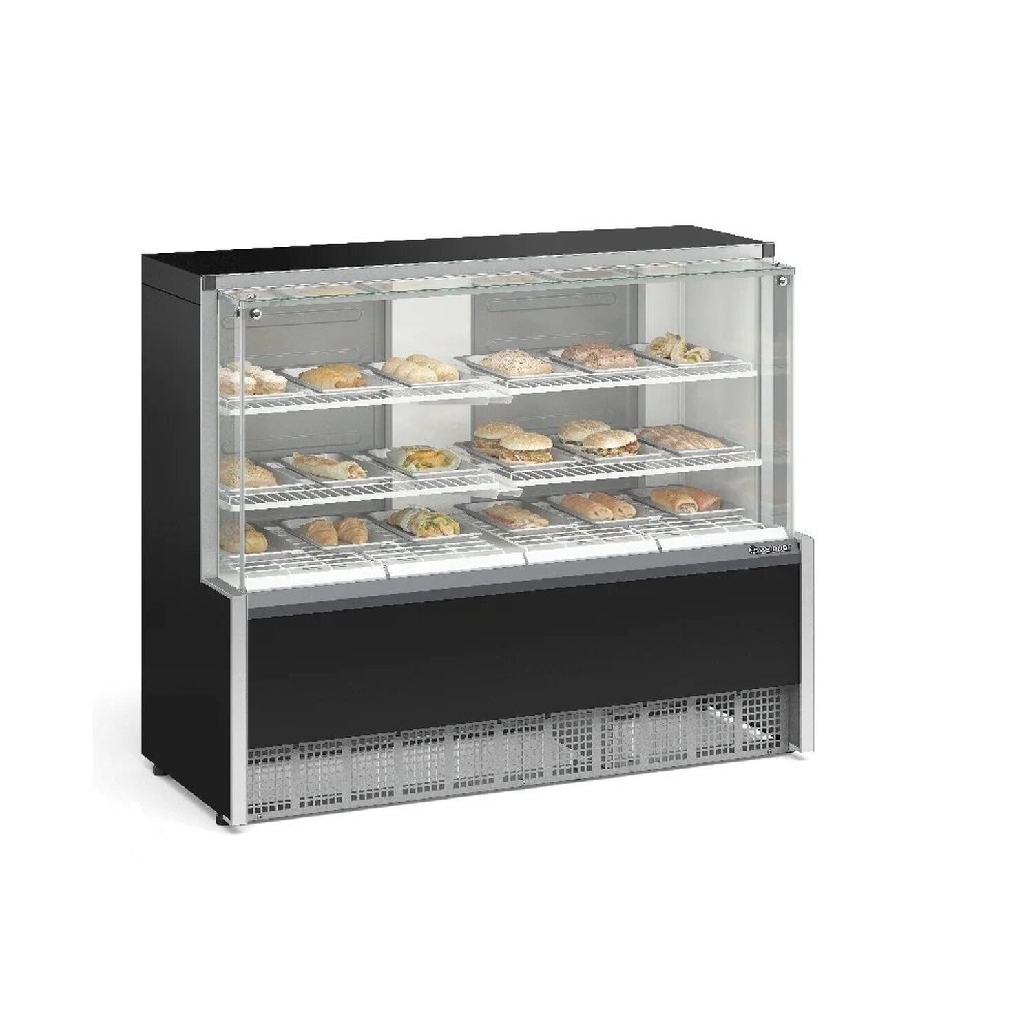 Vitrine Estufa com Bandejas Meqa-140r Pr 220v 60hz Gelopar