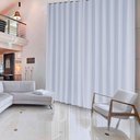 Ver imagem 1 de Cortina Blackout 5.40m X 5.00 Pé Direito Duplo Tecido Solaris:gelo