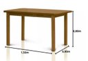 Ver imagem 3 de Conjunto de Mesa Mônaco com 6 Cadeiras Imbuia