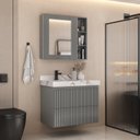 Ver imagem 1 de Gabinete para Banheiro Suspenso Ripy 80cm sem Lavatório