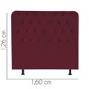 Ver imagem 3 de Cabeceira para Cama Box Casal 1,60 Cm Brenda:bordo