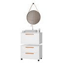 Ver imagem 6 de Conjunto Gabinete para Banheiro com Rodizio, com Cuba de Sobrepor e Espelho Kyoto 60cm Marrom/Avelato