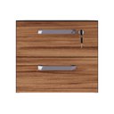Ver imagem 6 de Gaveteiro para Mesa de Escritório 33cm com Chave 2 Gavetas Multimóveis CR25304