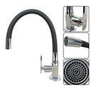 Ver imagem 2 de Torneira para Cozinha Gourmet Flexivel Cromada de Bancada Partna 3910