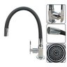 Torneira para Cozinha Gourmet Flexivel Cromada de Bancada Partna 3910 - 2