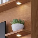 Ver imagem 4 de Estante Painel para Tv 70 Pol com Led Itapema C04 Freijó Cinza Fosco - Lyam Decor