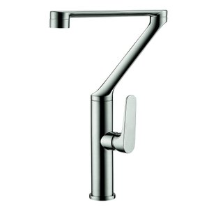 Misturador Monocomando Cozinha Lx 8008nb Aco Escovado Lexxa Bagno