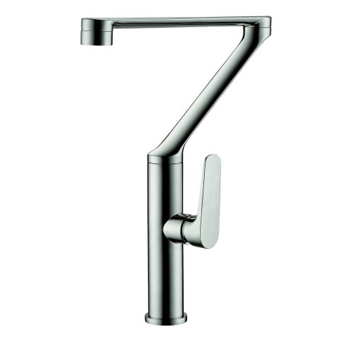 Misturador Monocomando Cozinha Lx 8008nb Aco Escovado Lexxa Bagno