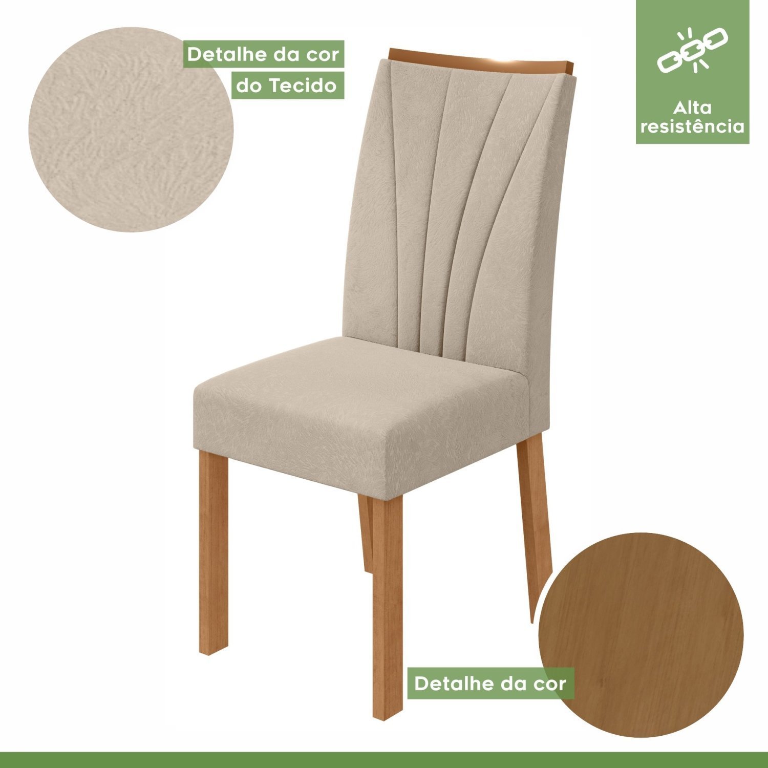 Conjunto Mesa 120cm Celebrare com Vidro e 4 Cadeiras Apogeu - 8