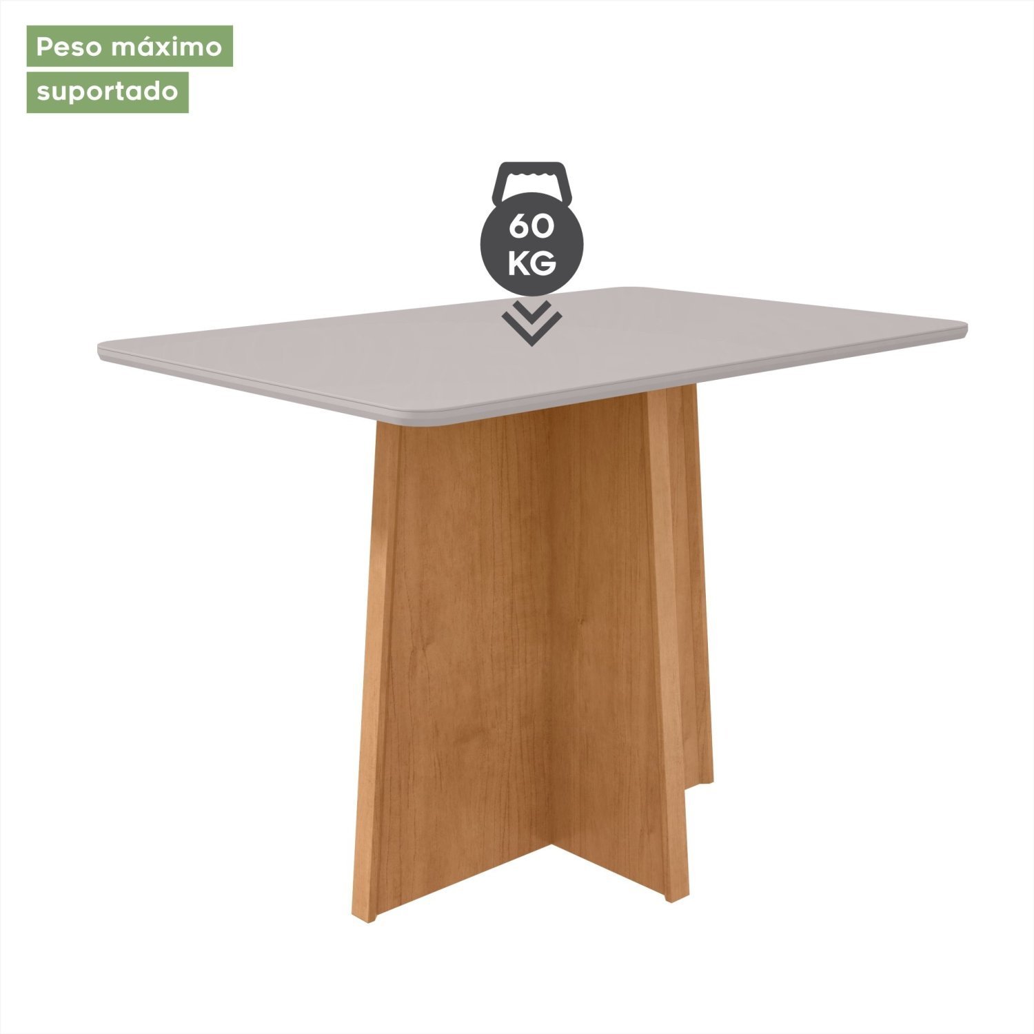 Conjunto Mesa 120cm Celebrare com Vidro e 4 Cadeiras Apogeu - 13