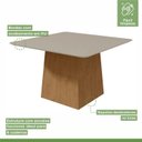 Ver imagem 5 de Conjunto Mesa 130cm Nevada com Vidro Plus com 8 Cadeiras Venus Bege Amêndoa Clean/Off White/Cinza