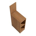 Ver imagem 6 de Mesa de Cabeceira Modulado Flex com 2 Nichos Canela