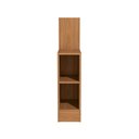 Ver imagem 3 de Mesa de Cabeceira Modulado Flex com 2 Nichos Canela