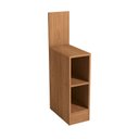Ver imagem 1 de Mesa de Cabeceira Modulado Flex com 2 Nichos Canela