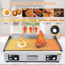 Ver imagem 6 de Takywep Chapa Elétrica 29 Pol 3000w Aço Inox Prata Antiaderente
