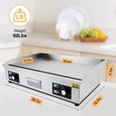 Ver imagem 2 de Takywep Chapa Elétrica 29 Pol 3000w Aço Inox Prata Antiaderente