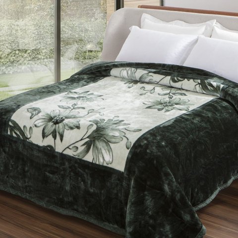 Cobertor Grosso e Quente Casal Antialérgico Raschel Estampas Estampa:balada