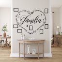 Ver imagem 2 de Adesivo de Parede Decorativo Frase Quadro para Foto Família