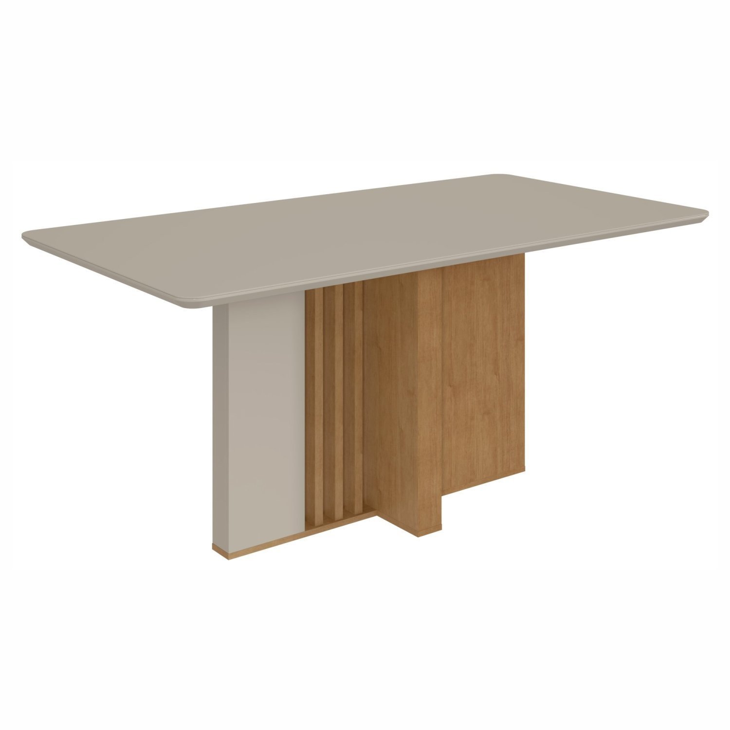 Conjunto Mesa 170cm Astrid com Vidro e 6 Cadeiras Apogeu - 13