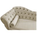 Ver imagem 5 de Diva Recamier Diana 185cm Lado Direito Linho Bege - ADJ Decor