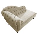 Ver imagem 4 de Diva Recamier Diana 185cm Lado Direito Linho Bege - ADJ Decor
