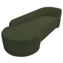 Ver mais imagens de Kit Divã Recamier Orgânico França 250cm Lado Esquerdo e 2 Poltronas Amore Linho