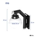 Ver imagem 4 de Arandela Externa 1713g Preta Incolustre