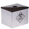 Porta Coletor para Caixa de Material Perfurocortante Lixeira Inox 7 Litros - 1