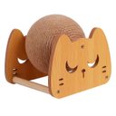Ver imagem 1 de Arranhador Gato Pet Brinquedo Rasqueavel Confortavel Bolinha Sisal Divertida Petshop Casa Decoraçao