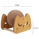 Ver imagem 2 de Arranhador Gato Pet Brinquedo Rasqueavel Confortavel Bolinha Sisal Divertida Petshop Casa Decoraçao