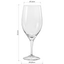 Ver imagem 2 de Bohemia Linda Taça Água 23x9x9cm 550ml Cristal Transp 6pç