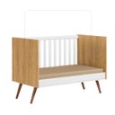 Ver imagem 4 de Berço Mini Cama Infantil Q Charm 70cm Com Rodízios e Mosqueteiro - ÉdeCasaMóveis