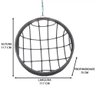 Balanço Suspenso Ninho Impermeável Alumínio Pergolado - 3