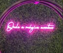 Ver imagem 1 de Placa Luminária Neon Led - Onde a Mágica Acontece 130x20cm
