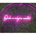 Ver imagem 1 de Placa Luminária Neon Led - Onde a Mágica Acontece 130x20cm