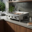 Ver imagem 3 de Chapa para Lanches a Gas 4 Queimadores Profissional 33x120x77cm 18mm CPGP48M18 Frigopro