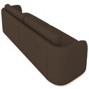 Ver imagem 7 de Sofá 3 Lugares Sala Living Orgânico 240cm Oregon K01 Veludo Marrom - Lyam Decor
