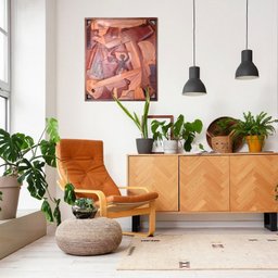 Quadro Painel o Cotidiano em Madeira Nobre Alto Relevo Artesanal - 3