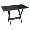 Conjunto de Mesa Dobrável 70x110 com 4 Cadeiras Preto - Tarimatã - 2