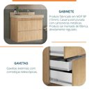 Ver imagem 5 de Gabinete para Banheiro Suspenso Liso 80cm sem Lavatório