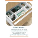 Ver imagem 7 de Gabinete para Banheiro Suspenso Liso 80cm sem Lavatório Yescasa Bege/Wood