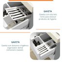 Ver imagem 6 de Gabinete para Banheiro Suspenso Liso 80cm sem Lavatório Yescasa Cinza