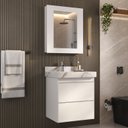 Ver imagem 1 de Espelheira para Banheiro Lisa 60cm