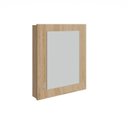 Ver imagem 2 de Espelheira para Banheiro Lisa 60cm Yescasa Bege/Wood