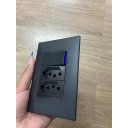 Ver imagem 2 de Interruptor + Tomada Dupla 20a 4x2 - Pial Plus + Preto