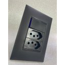 Ver imagem 6 de Interruptor + Tomada Dupla 20a 4x2 - Pial Plus + Preto