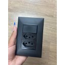 Ver imagem 7 de Interruptor + Tomada Dupla 20a 4x2 - Pial Plus + Preto
