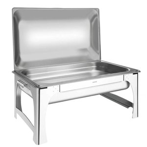 Rechaud Tramontina 9l Cuba Gn 1/1 Inox Tampa Removível Gastronômico Restaurante Hotel